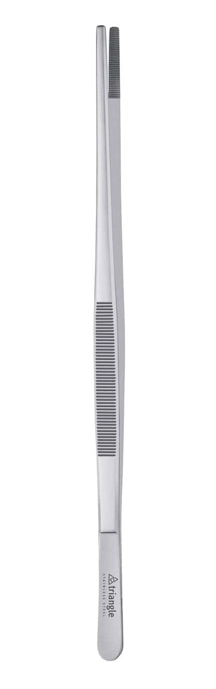 Triangle Grillpinzette 32 cm, Edelstahl, Silber, spülmaschinenfest