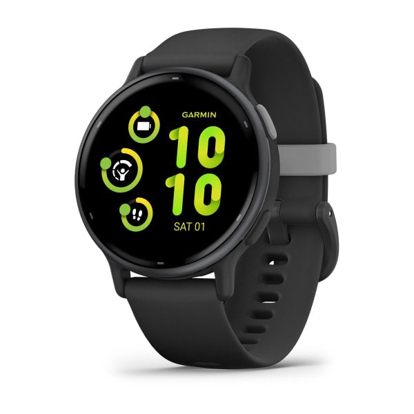 Garmin Vivoactive 5 – Smartwatch – 42,2 mm, 1,2", GPS, WLAN, AMOLED, Gorilla Glass, 50 m, Anthrazit