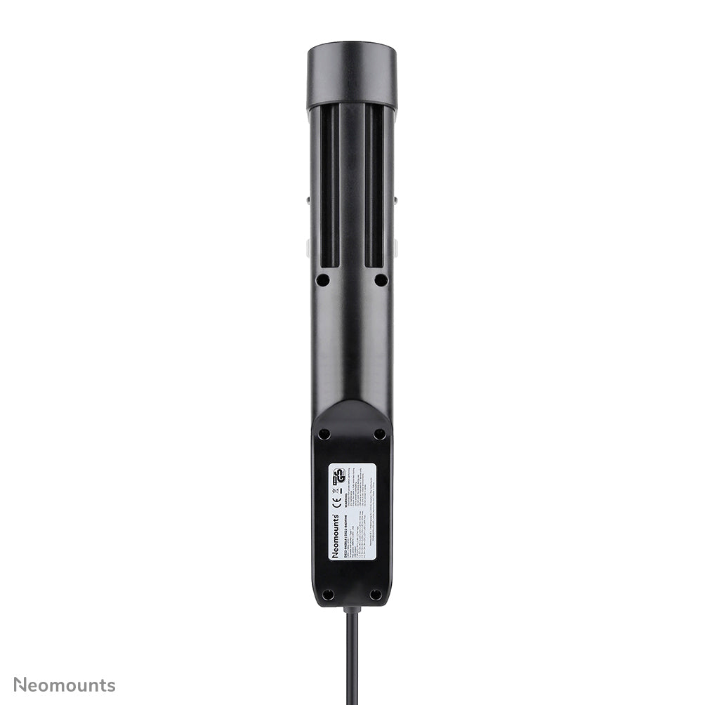 Neomounts DS22-840BL6 – Tisch-Steckdose mit Klemme, 3× 230 V, 2× USB-A + 2× USB-C (PD), 1,4 m, Schwarz