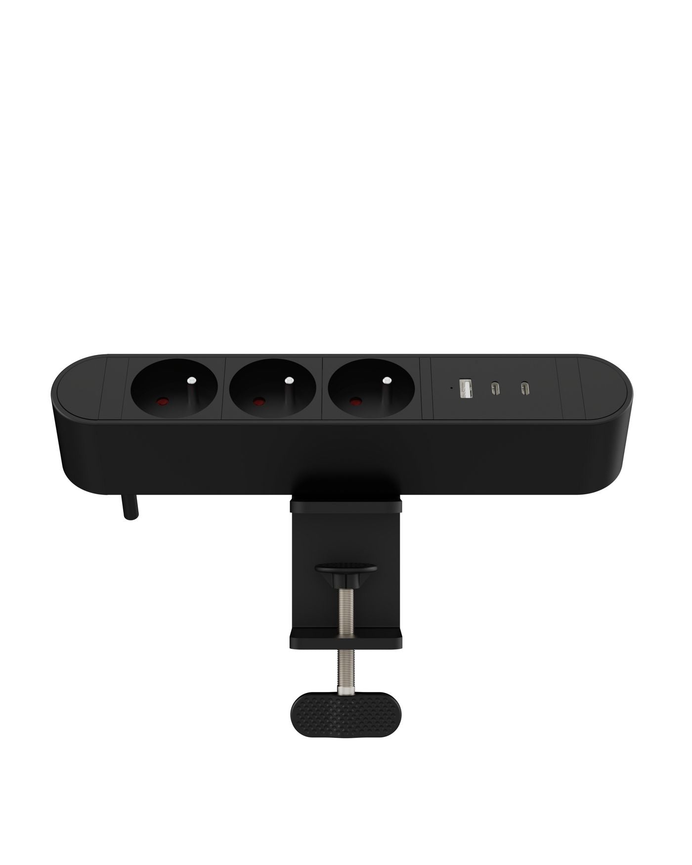 Microconnect Multi Desktop Steckdosenleiste 3 – 3× Typ E, USB‑A/C, 30 W, 1,8 m