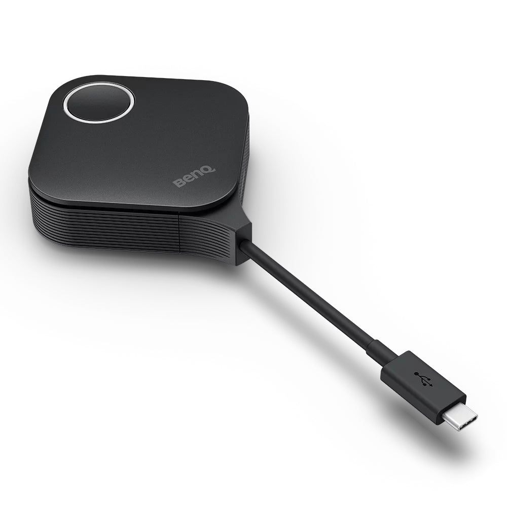 BenQ WDC25 InstaShow – Drahtloses Präsentationssystem – 4K, HDMI, USB-C, Schwarz