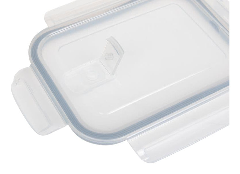 Furber. Furber – Vorratsdose 1 l, 15 × 20,7 × 4,7 cm, Glas, Transparent, 2er-Set