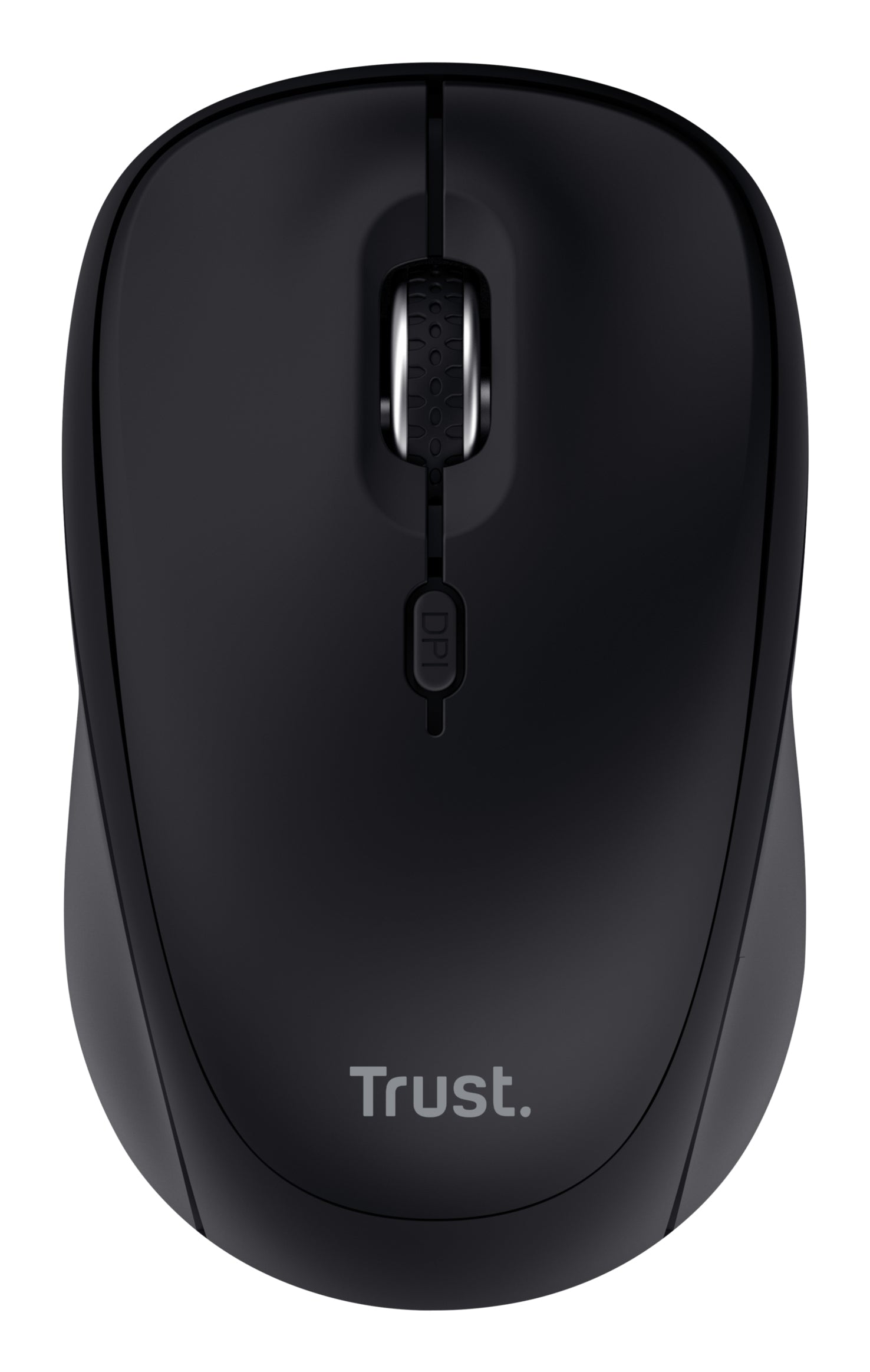 Trust Yvi+ multi Device – Maus – Kabellos (Bluetooth/2,4 GHz), 1600 DPI, beidhändig, Schwarz