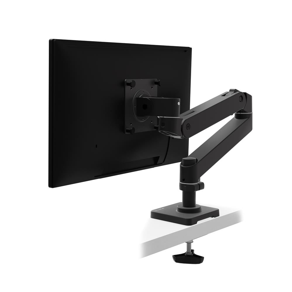 Ergotron LX Pro Arm 45-708-292 – Monitorarm Tischhalterung – Klemme/Durchführung – VESA 75×75/100×100 mm