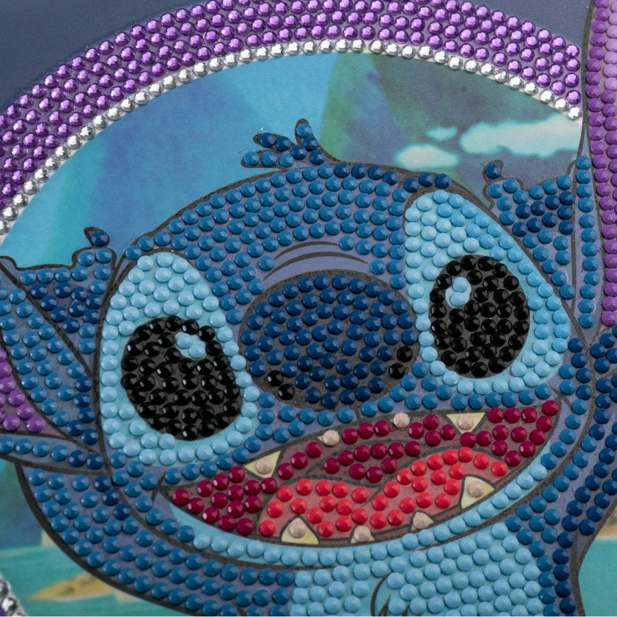 CRAFT Buddy Crystal Art Card – Diamond Painting Set – Stitch (Disney) – 18 × 18 cm – ab 8 Jahren