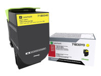 Lexmark Toner – Gelb, 2300 Seiten – für CS317/CX317