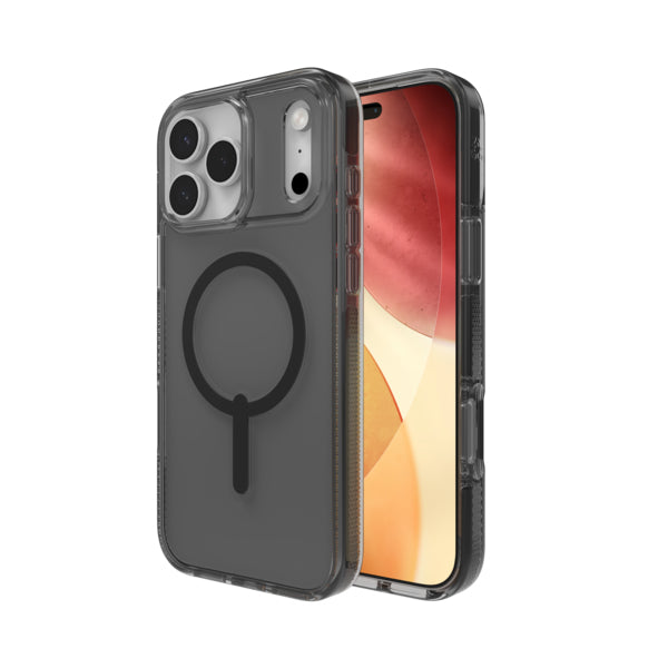 ZAGG Santa Cruz Snap – Backcover – für Apple iPhone 17 Pro Max, MagSafe, Graphen, Schwarz, bis 4 m Sturzsicher