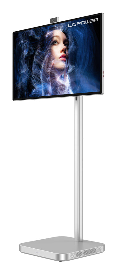 LC-Power Tragbarer Monitor – LC-M32S4K, 3840 × 2160, Silber