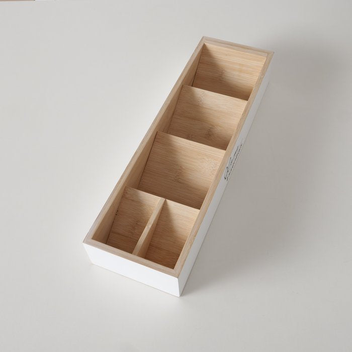 Boltze Aufbewahrungsbox ohne Deckel – Holz – Weiss – 120 × 60 × 120 mm