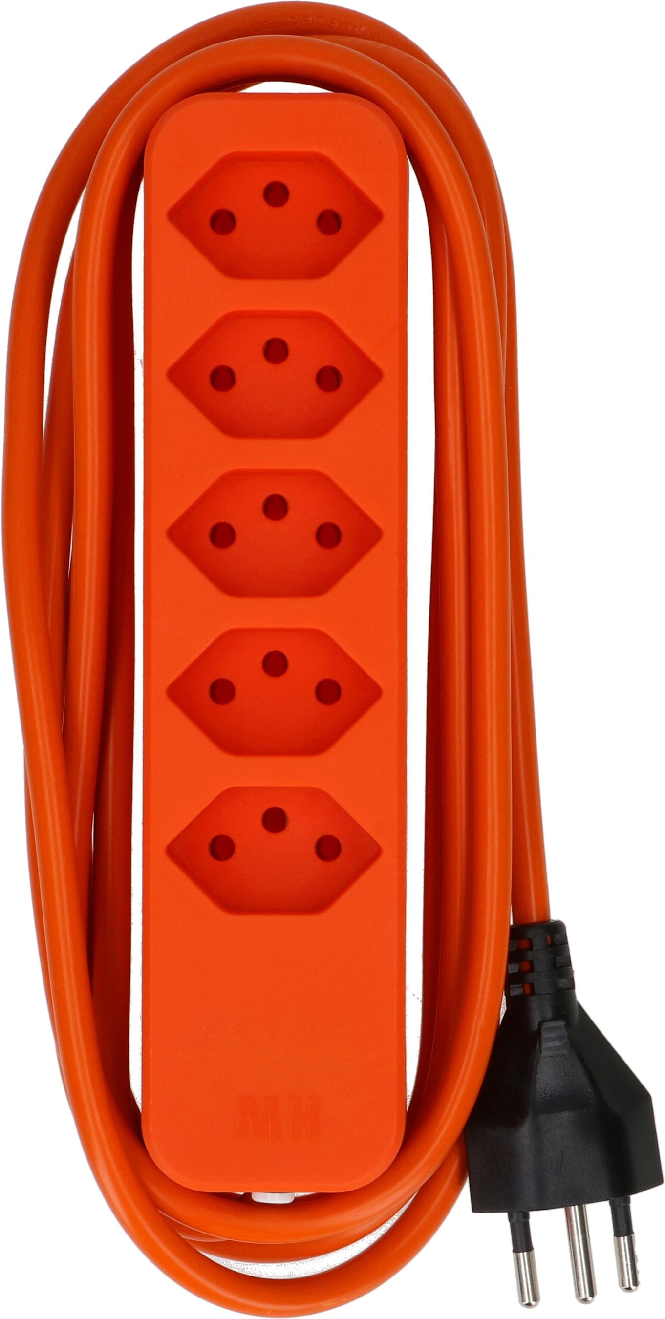 Max Hauri AG Max Hauri Swiss Line – Steckdosenleiste, 5× T13, ohne Schalter, 2,5 m, Stecker T12