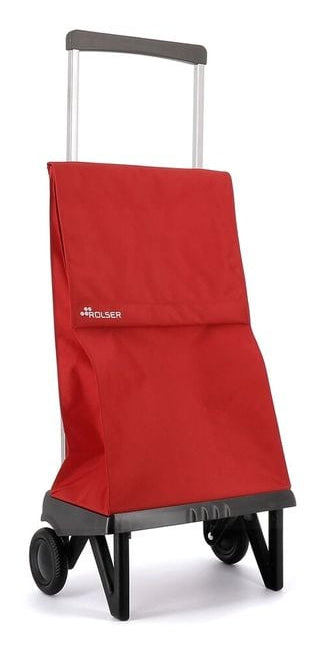 Rolser Stofftasche, Polyester, bordeaux, 370×580×190 mm, mit 2 Rädern