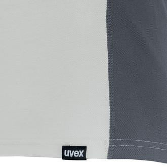 Uvex Poloshirt suXXeed industry – XL – Hellgrau, Baumwolle/Polyester (50/50), 200 g/m², 1 Stück
