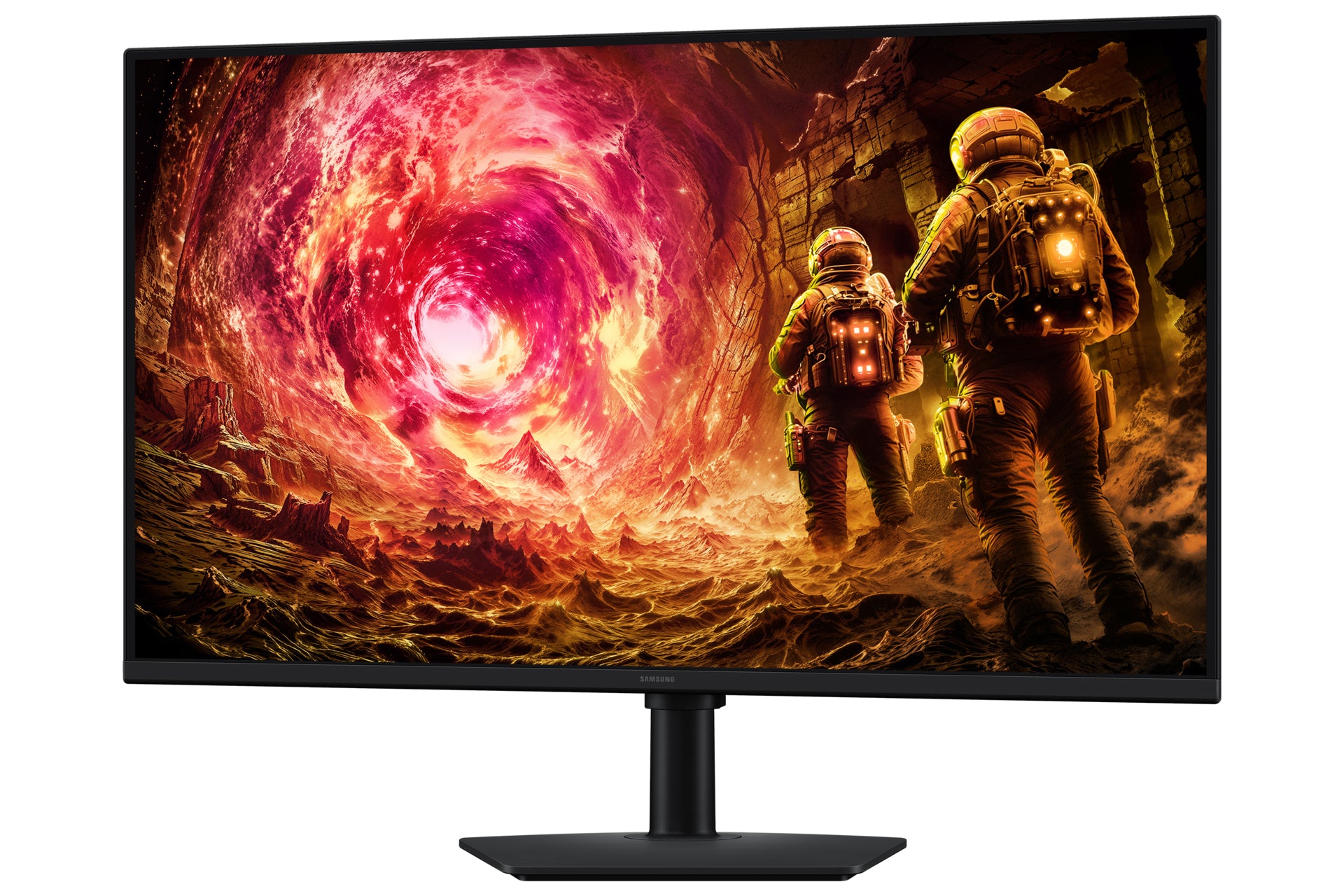 Samsung S32FG506EU – Monitor, 32" 2560 × 1440 (WQHD), IPS, 180 Hz, 300 cd/m², VESA 100 × 100, Schwarz