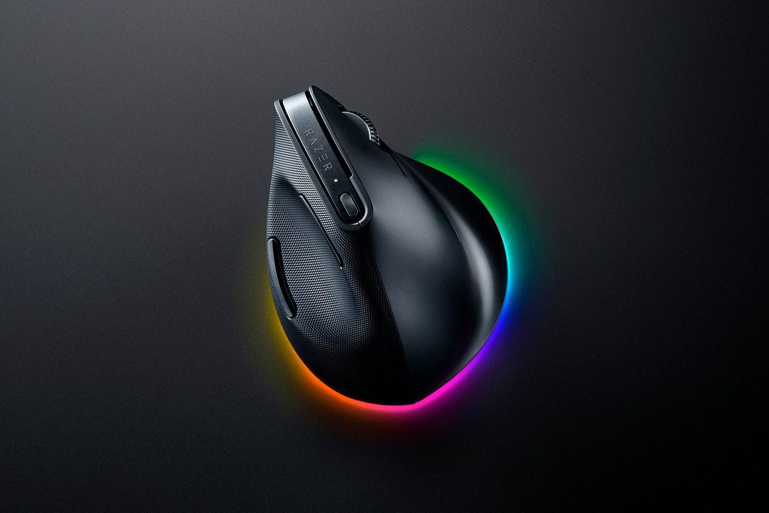 Razer Pro Click V2 Vertikale Gaming-Maus – Kabellos, Rechtshänder, Daumentaste, Schwarz