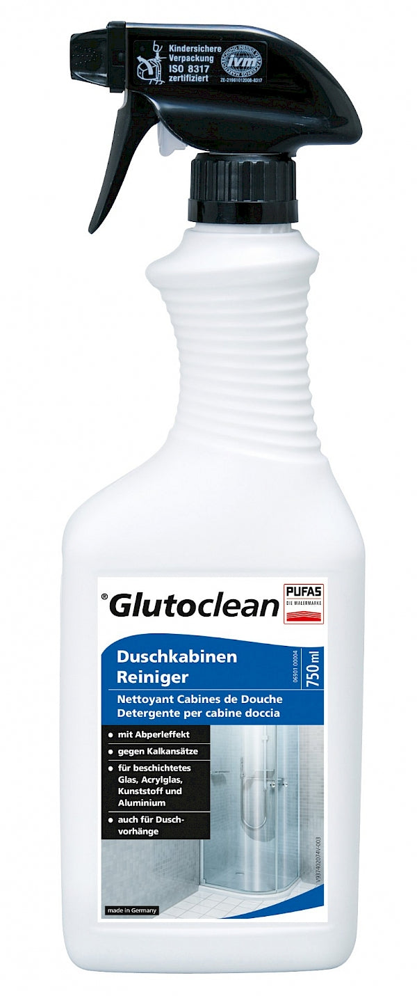Glutoclean Bad-/Kalkreiniger für Dusche – Flüssigkeit, Spraydose – 750 ml