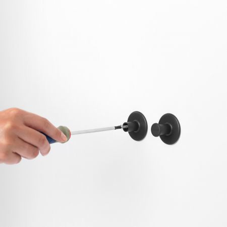 Brabantia Handtuchhaken ReNew – Kunststoff, 2 kg, zum Schrauben, 2er-Set