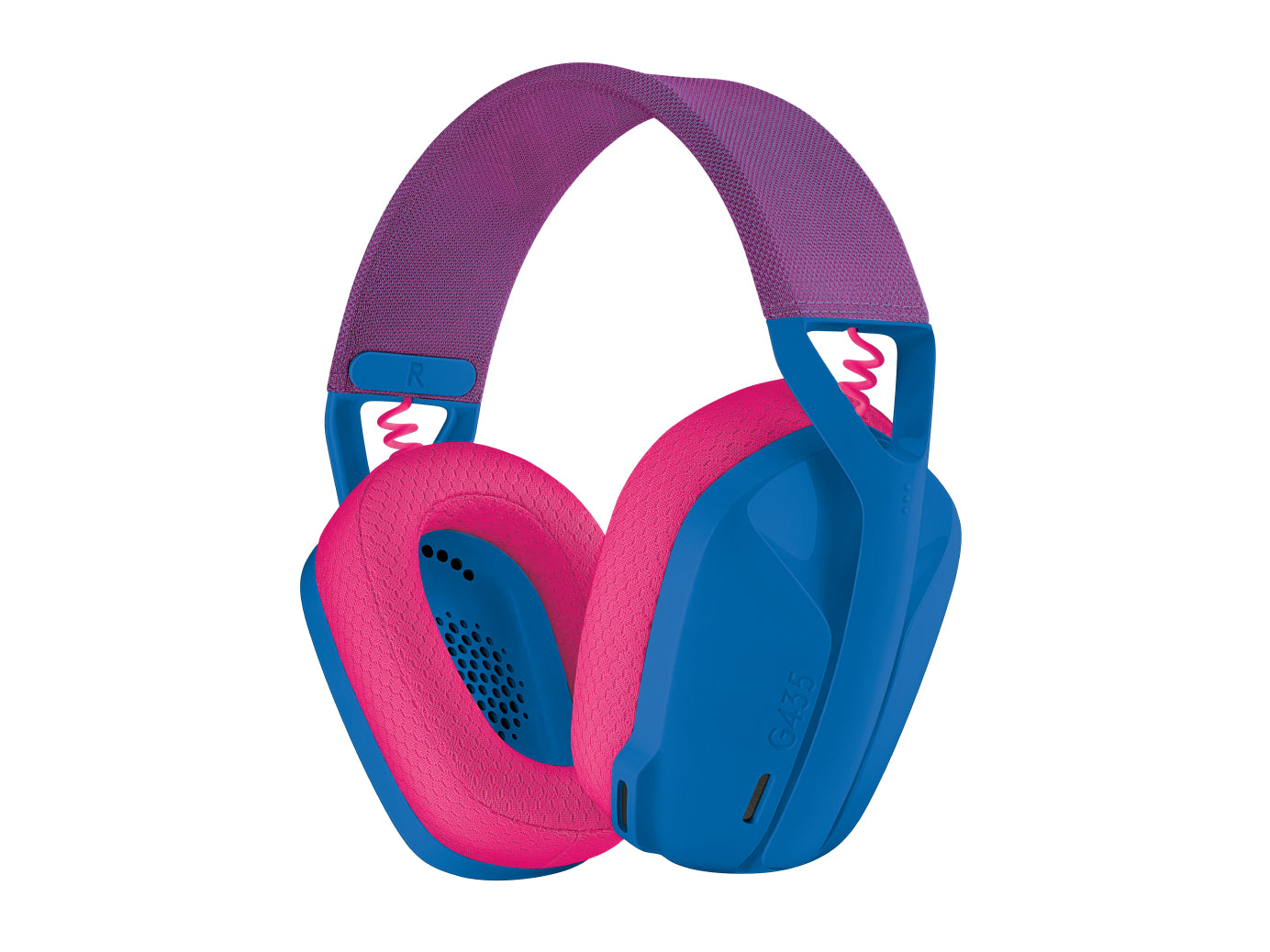 Logitech G G435 Gaming-Headset – Over-Ear, Stereo, BT, mit USB-A-Dongle, Blau