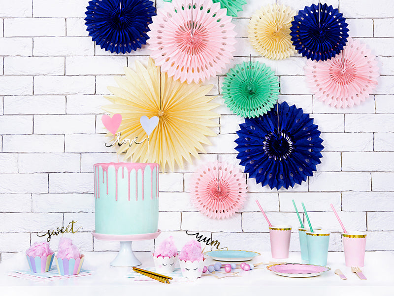 PartyDeco Trinkbecher, Papier/Karton – 2,2 dl, Rosa – 6 Stk.