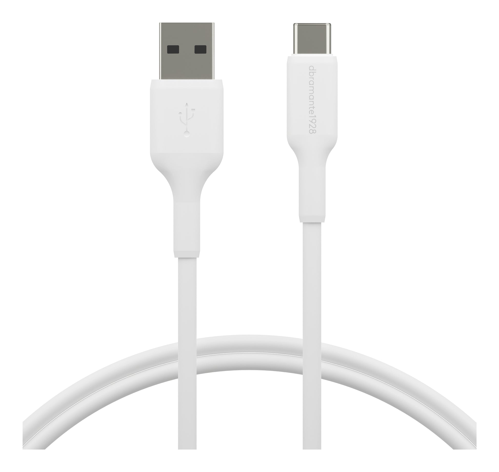 dbramante1928 USB-A auf USB-C Kabel – USB 2.0 (480 Mbit/s) – 1 m – PD 18 W – Weiss