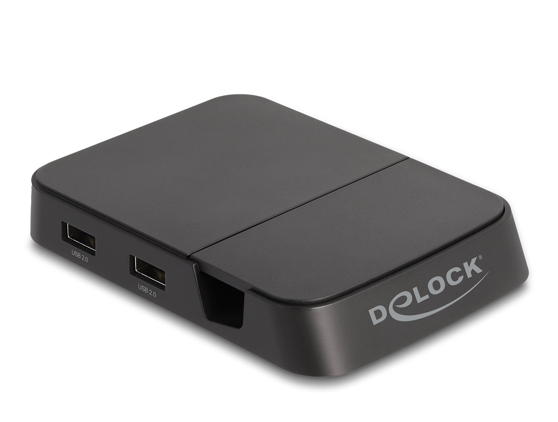 DeLOCK USB-C Dockingstation, 1× HDMI, 2× USB-A, mit Halterung – für Apple (USB-C)
