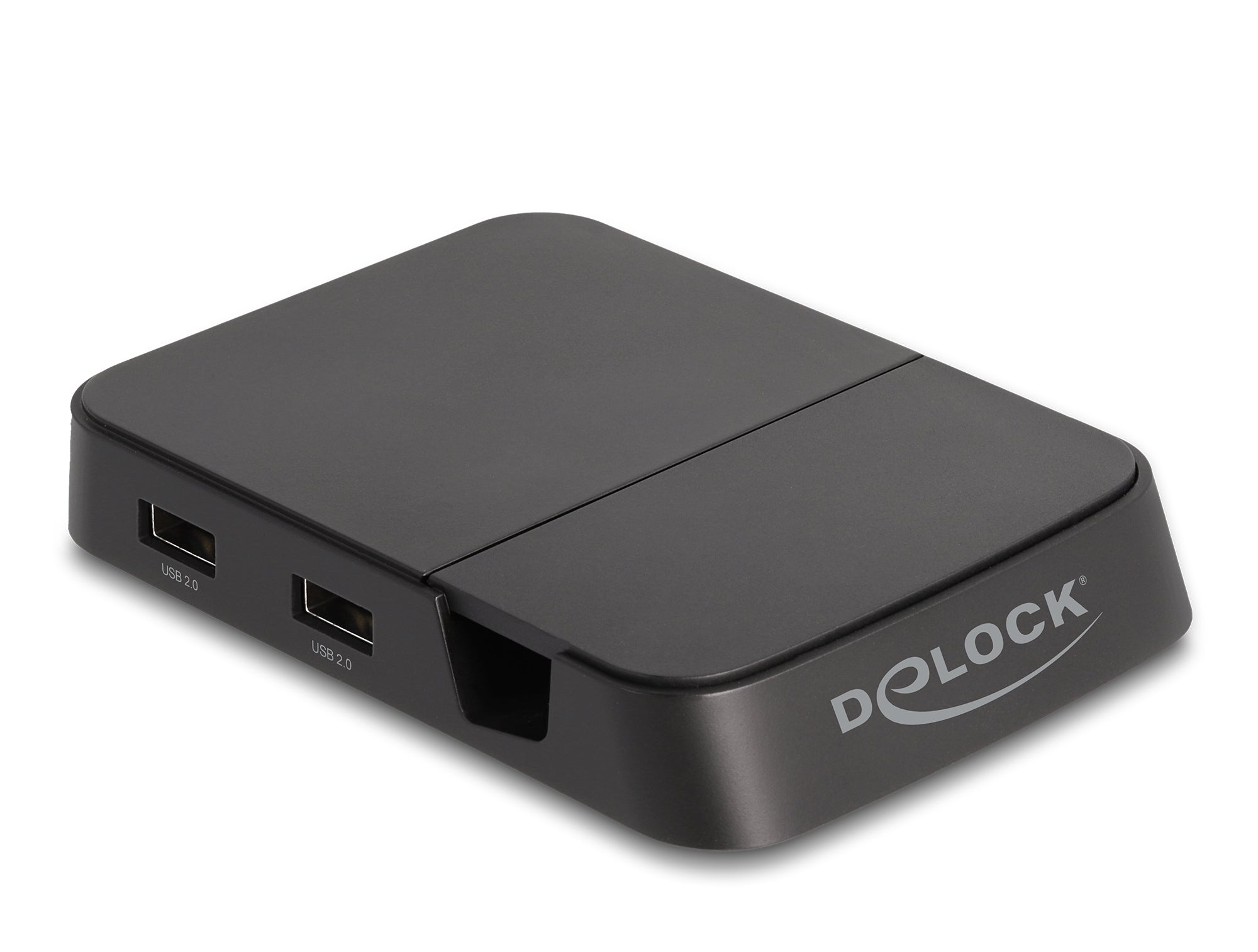 DeLOCK USB-C Dockingstation, 1× HDMI, 2× USB-A, mit Halterung – für Apple (USB-C)
