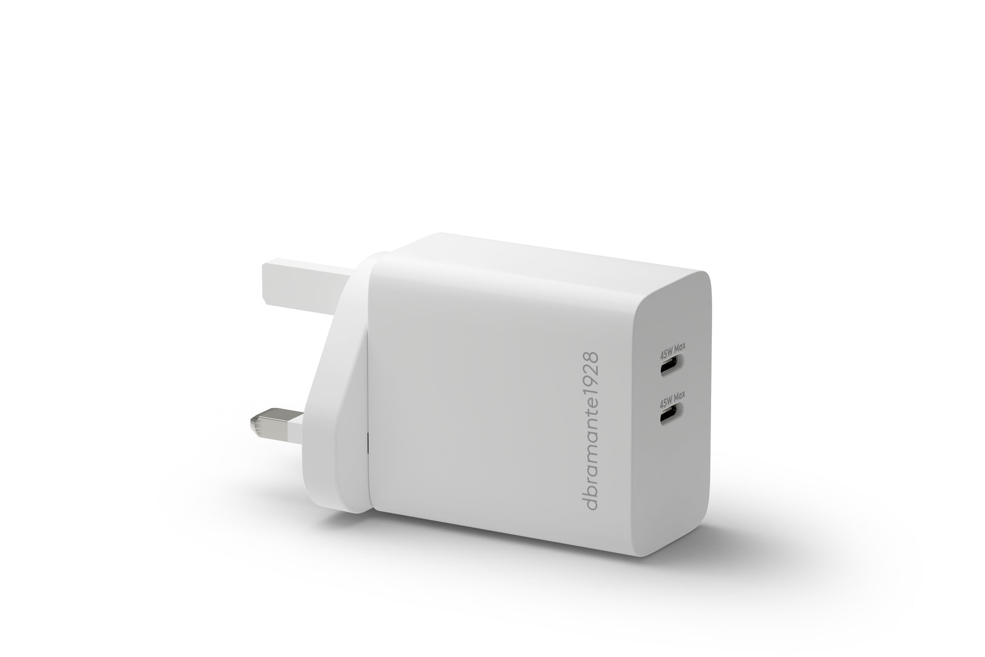 dbramante1928 re-charge CH45UKWH7191 USB-Wandladegerät 45 W – USB-C×2 – UK-Stecker (Typ G) – Weiss