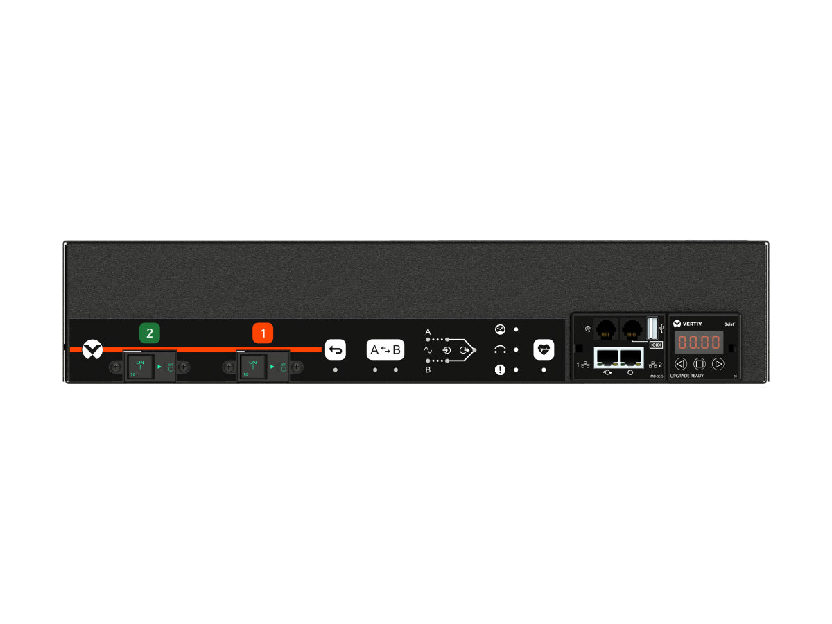 Vertiv Geist AGR3E2R6-12CF13-3PS6PS6B211-D – Rack-PDU Überwacht, 12× IEC (C13/C19), 32 A, Stecker IEC 60309