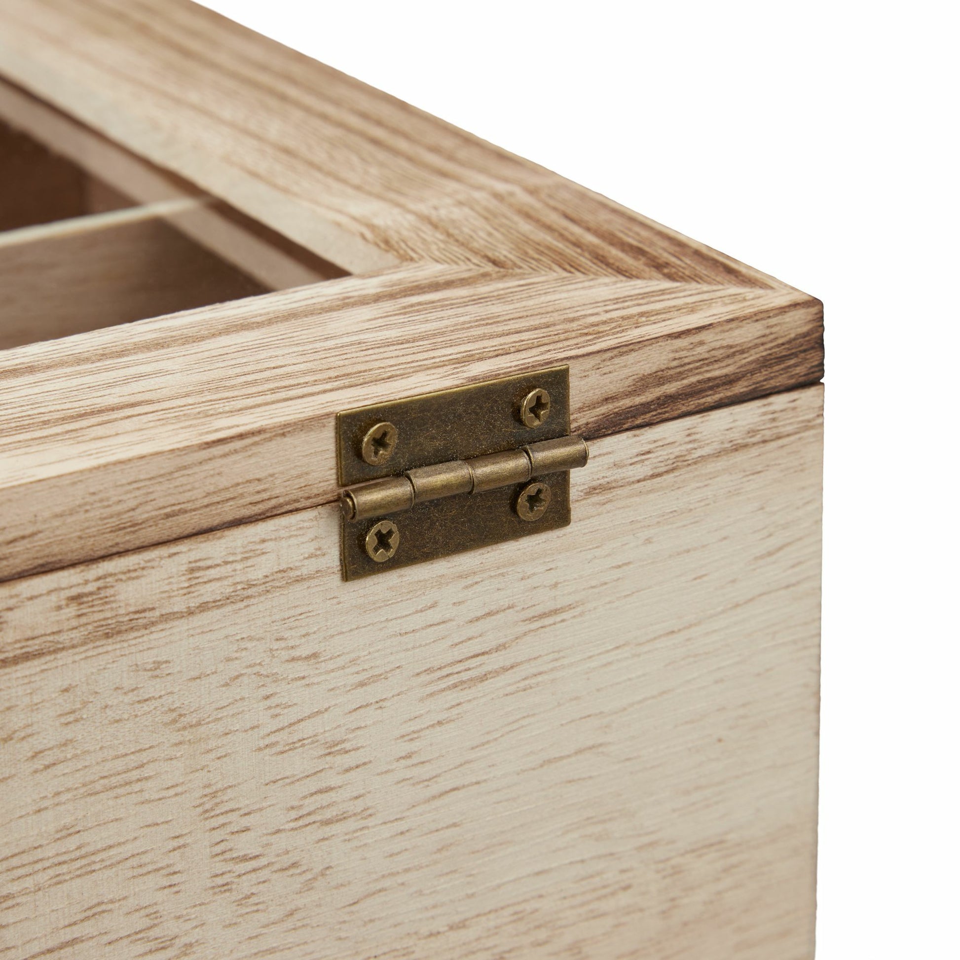 Relaxdays Teebeutelbox Holz, 9 Fächer, 24 × 25 × 9 cm