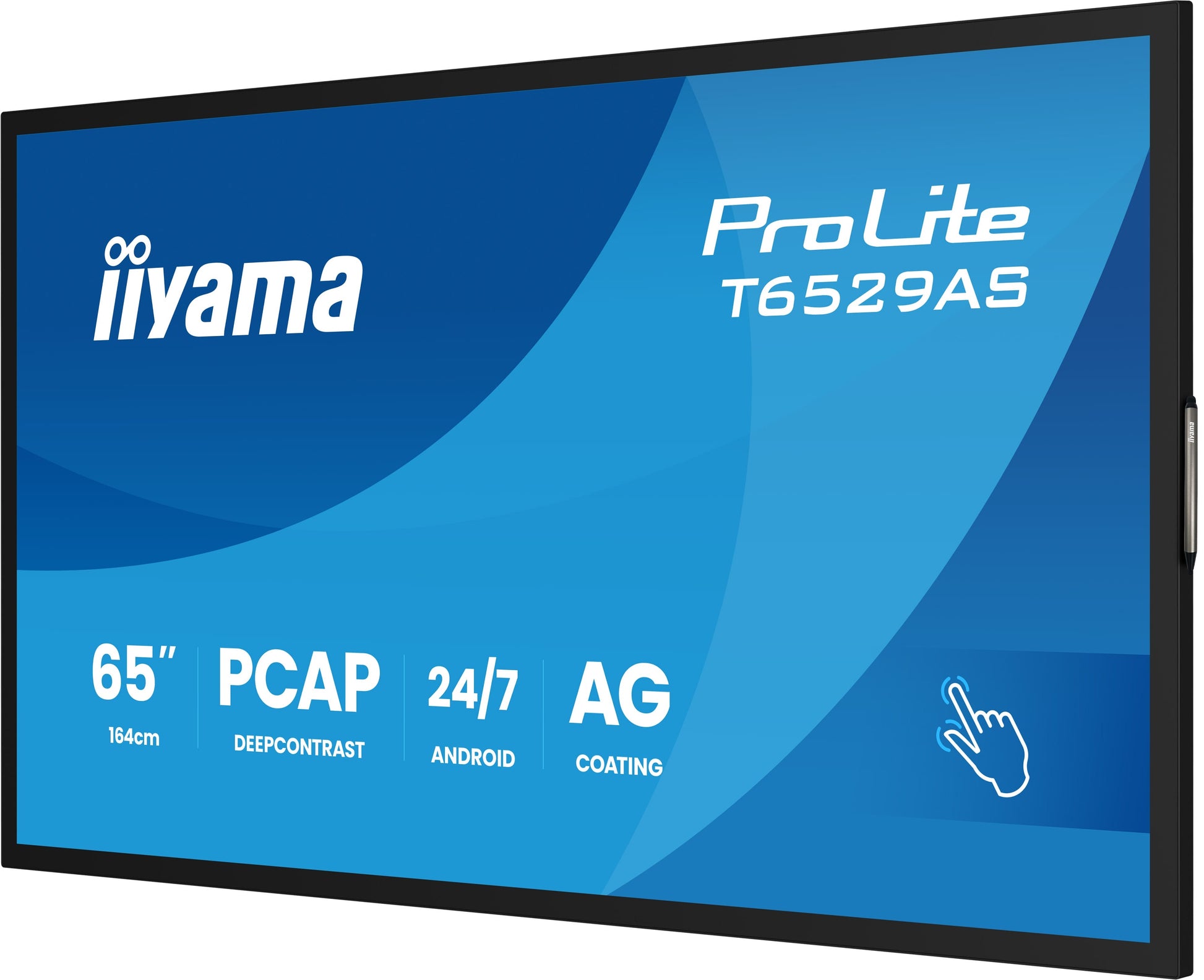 iiyama 65" UHD 4K Touch – Android, 500 cd/m²