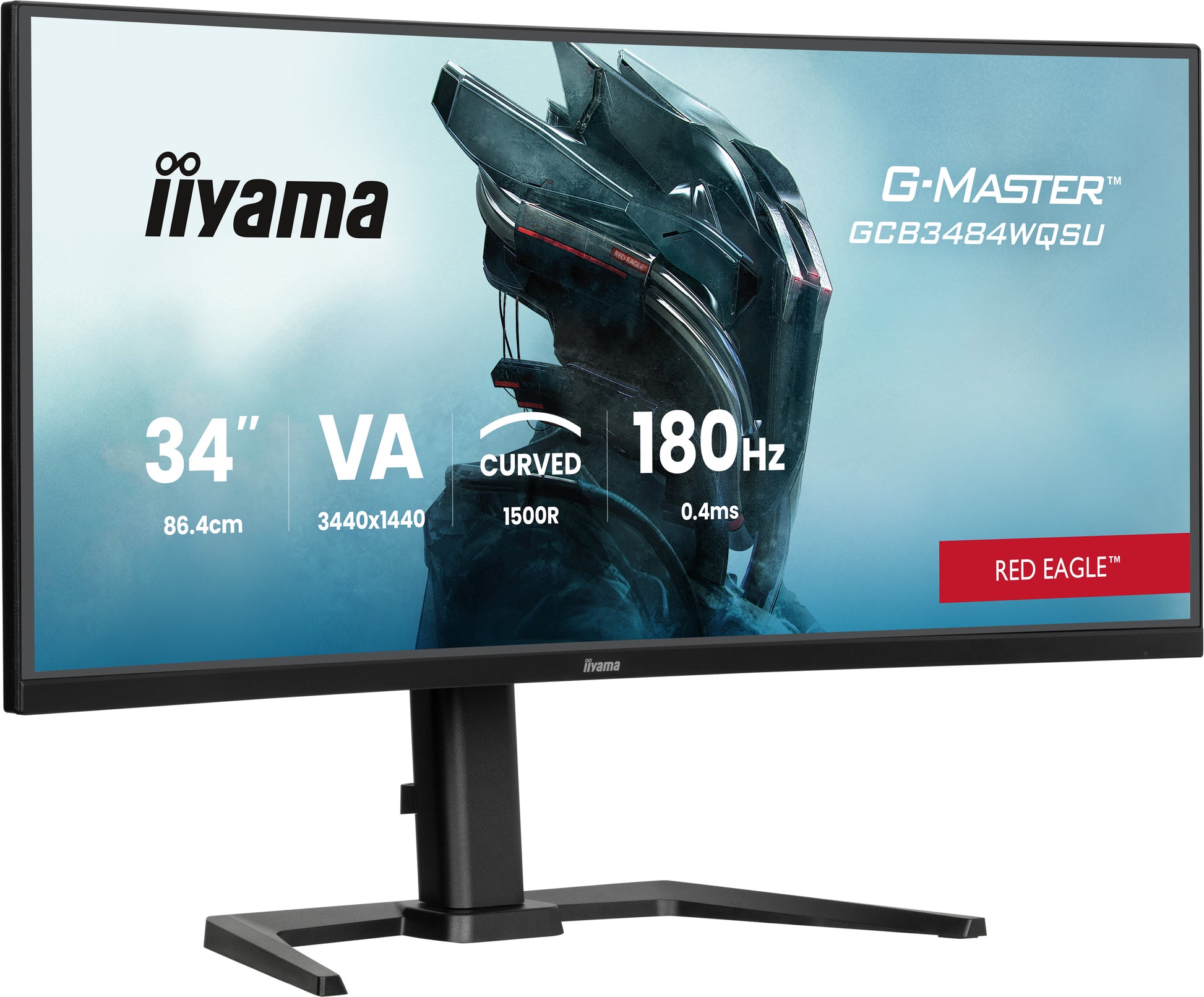 iiyama G-MASTER GCB3484WQSU-B1 – Monitor, 34", 3440 × 1440, VA, 500 cd/m²