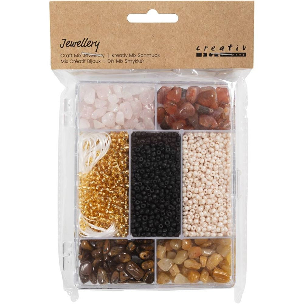 Creativ Company Perlenset – Mehrfarbig – Kristalle