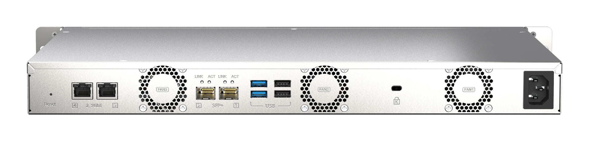 QNAP TS-435XeU-4G Speichergerät – 4 Bay, 1U