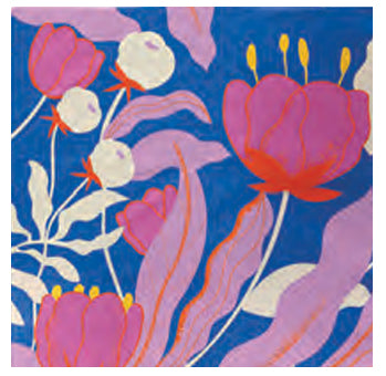 Chic-mic Servietten Blume – 33 × 33 cm, Bambuspapier, 3-lagig