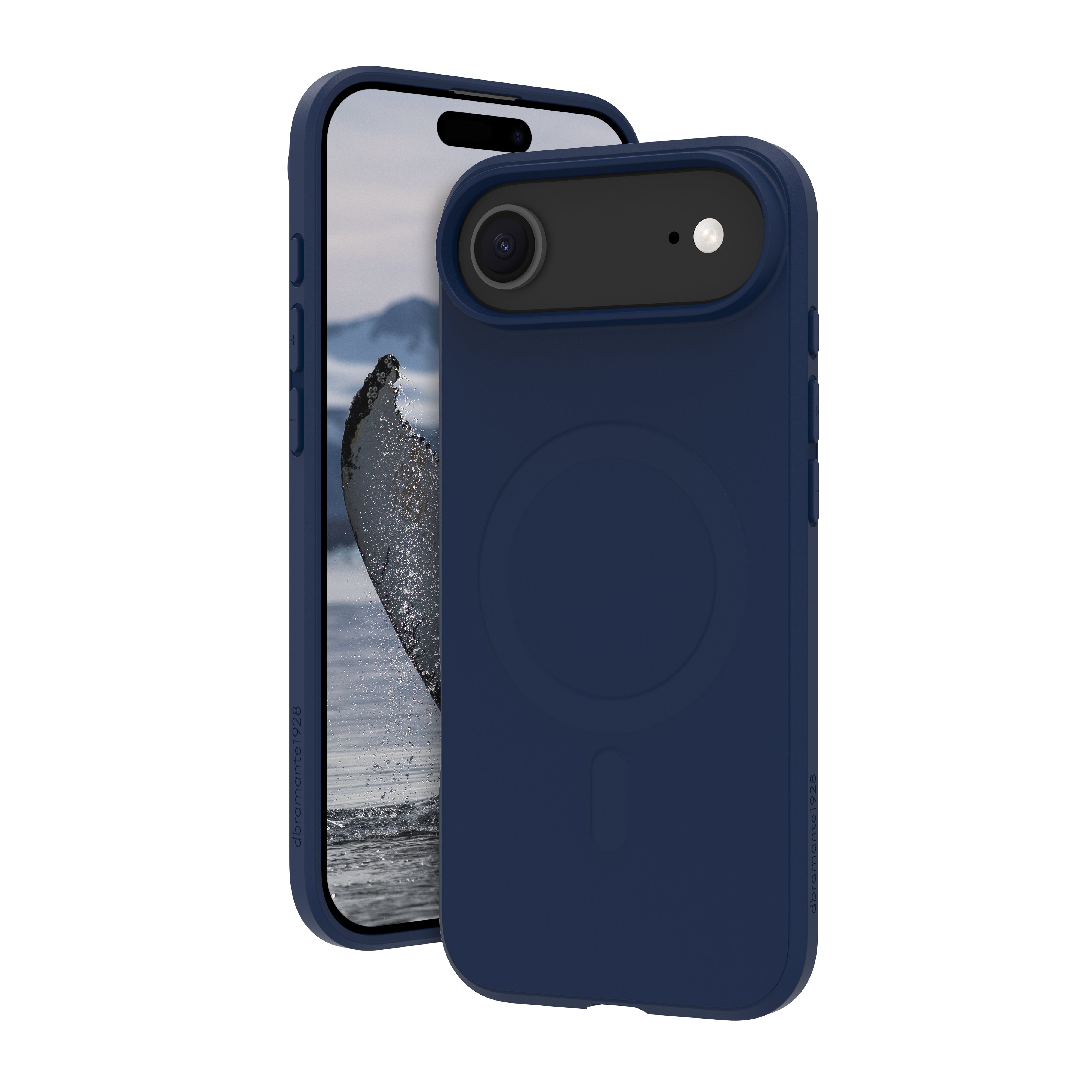 dbramante1928 Greenland Pro MS – Backcover – für Apple iPhone 17 Air, Dunkelblau, kabellos ladbar