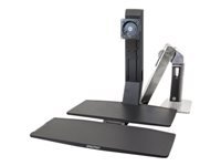 Ergotron WorkFit-A II LD 5IN – Monitorhalterung, Lift, Arbeitsfläche