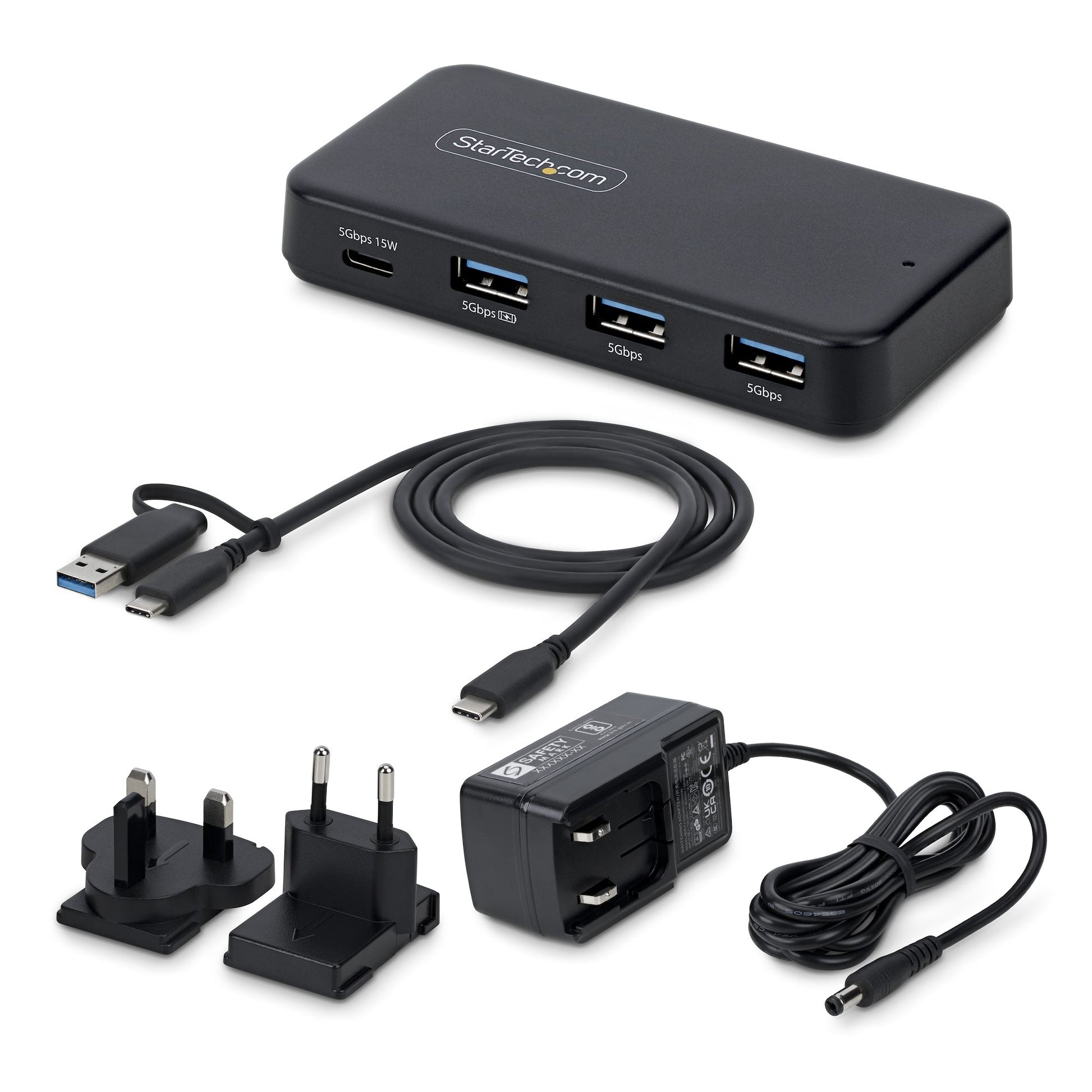 StarTech.com 311UE USB-Hub – USB-C, 3× USB-A