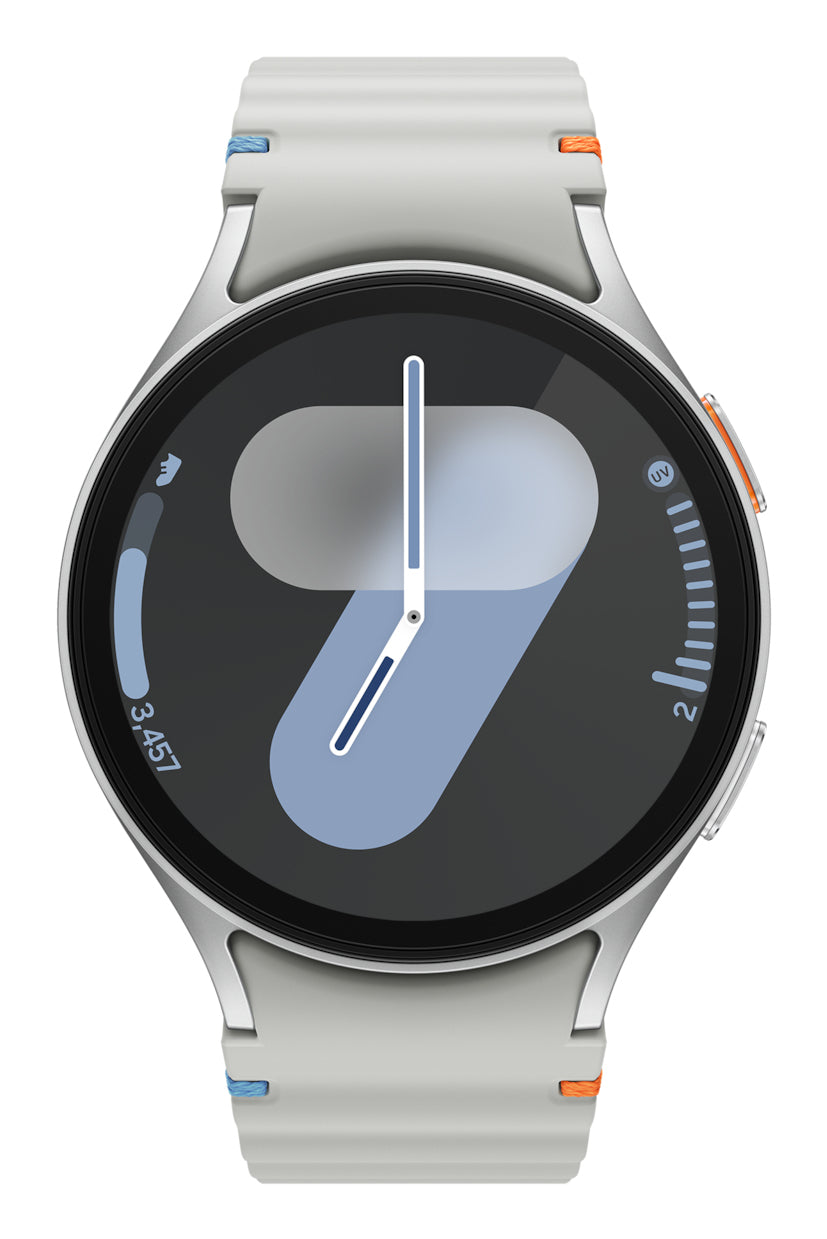 Samsung Galaxy Watch7 – Smartwatch – 44 mm, 1,47", GPS, Bluetooth, AMOLED, Saphirglas, IP68, 5 ATM, Silber