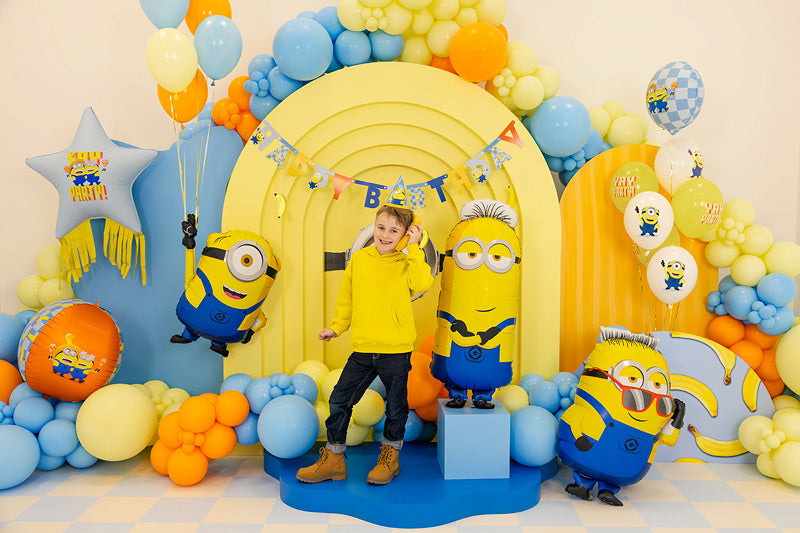 PartyDeco Folienballon Minions – mehrfarbig – 72 × 72 cm – Folie – 1 Stk
