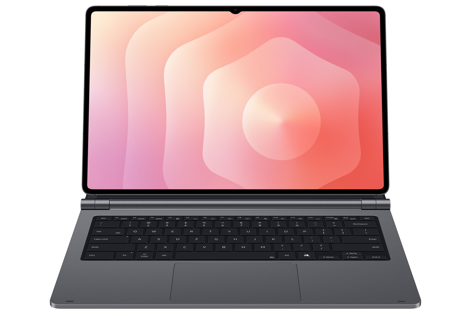 Samsung Tastatur-Case für Galaxy Tab S11 Ultra – Pogo Pin, QWERTZ (CH), mit Trackpad – Grau