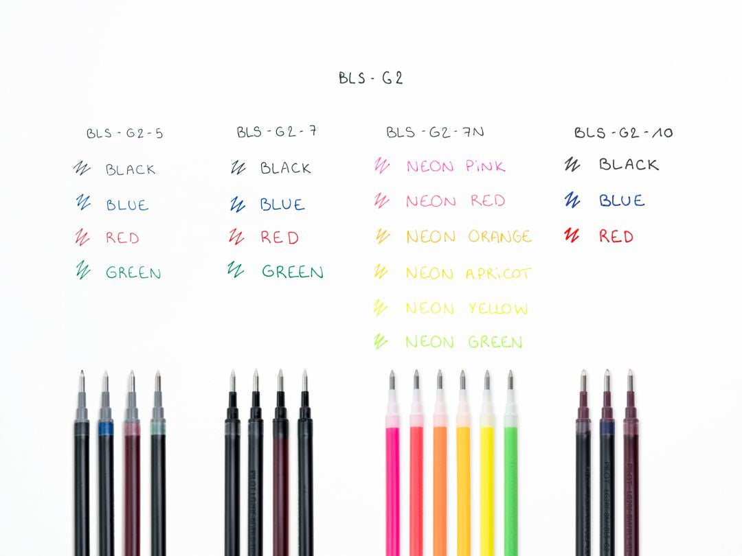 Pilot Gel-Mine G-2 für B2P BeGreen – blau, 0,7 mm, geruchsarm