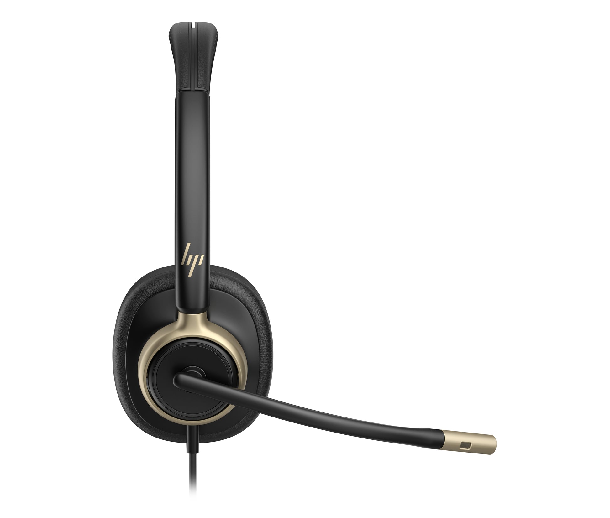 HP Poly Mission 825 Office-Headset – Stereo, Kabel (USB-C), ANC, Schwarz