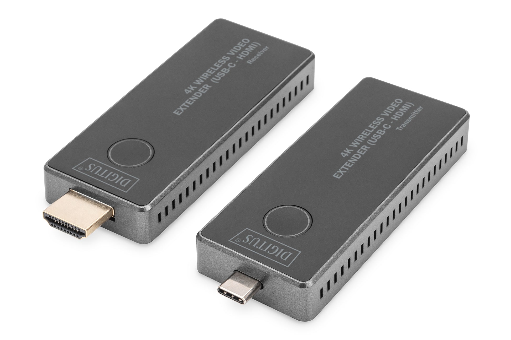Digitus 4K Wireless Video Extender – AV-Sender & Empfänger – 4K UHD, USB-C, HDMI, 30 m – Sender + Empfänger