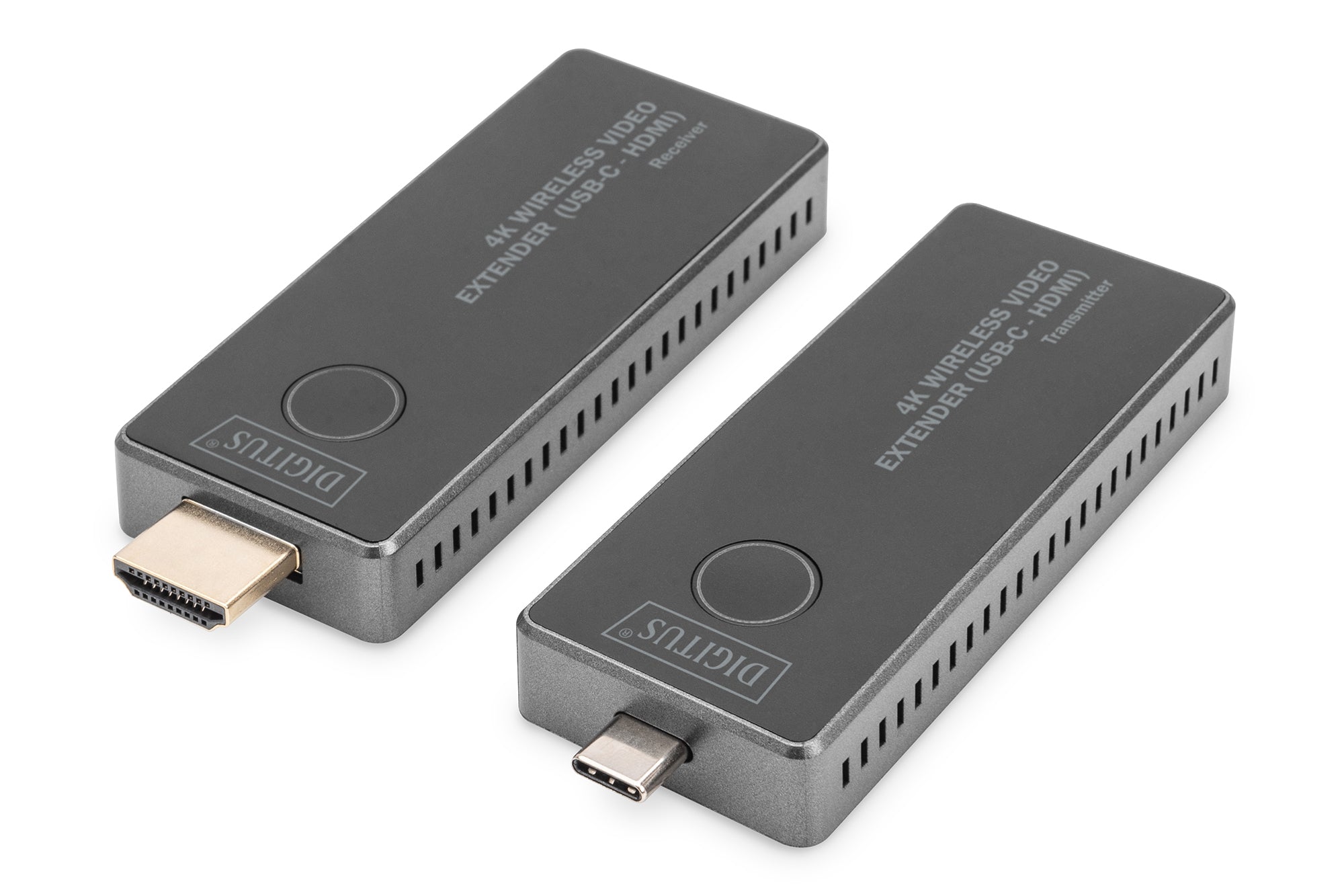 Digitus 4K Wireless Video Extender – AV-Sender & Empfänger – 4K UHD, USB-C, HDMI, 30 m – Sender + Empfänger