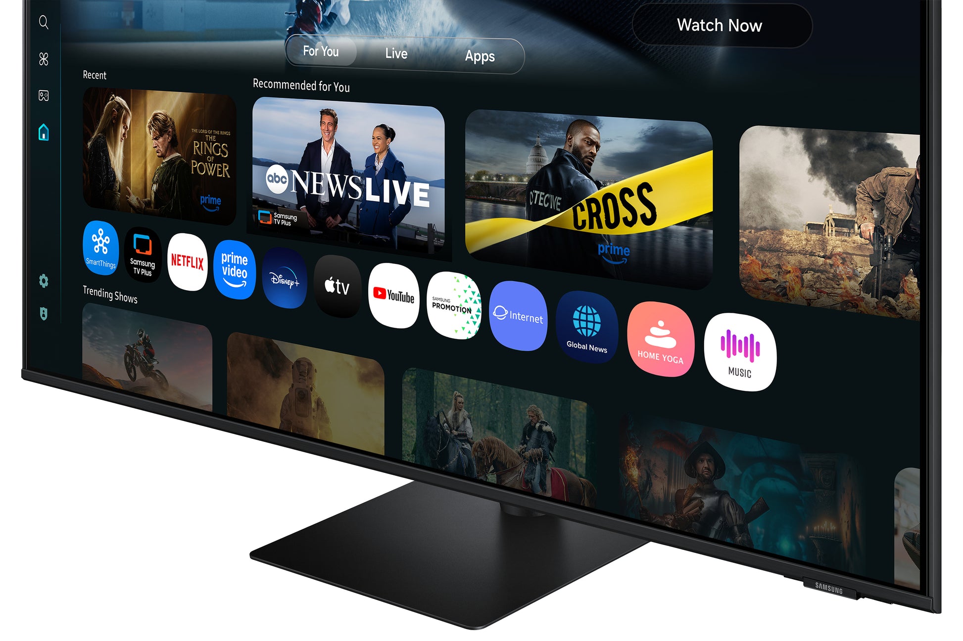Samsung M70F – 43", 3840 × 2160 (4K), VA, USB-C 65 W, HDR10
