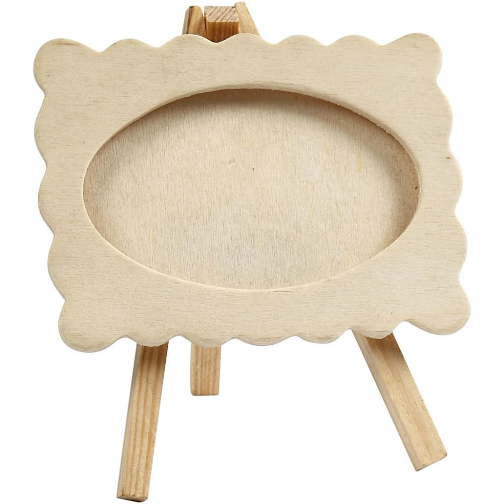 Creativ Company Bilderrahmen – für 13,5 × 11,5 cm – Holz, natur