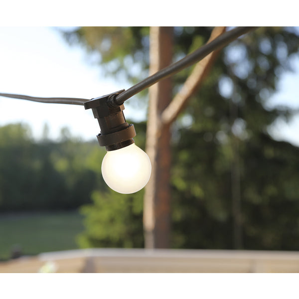 Star Trading LED-Leuchtmittel E27 (G45) – 15 lm, 1 W, Warmweiss 2700 K – IP20 – 10 Stk. – Weiss, Kunststoff