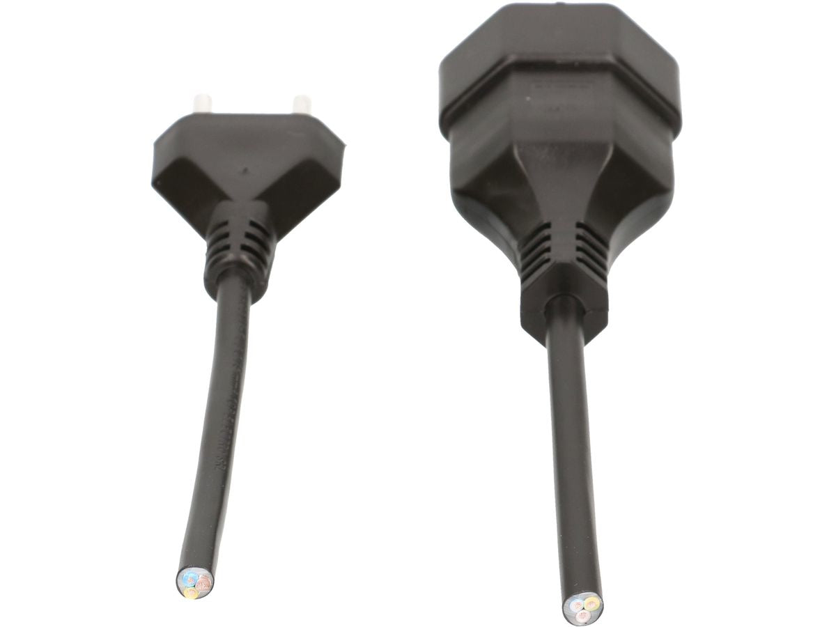 Max Hauri AG Max Hauri Verlängerungskabel – T13–T12, 5 m, aussen, 3×1,5 mm², schwarz