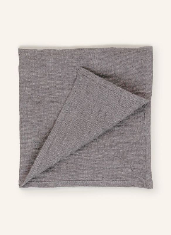 PROFLAX Stoffserviette – Grau – 40 × 40 cm, Leinen – 1-er-Set