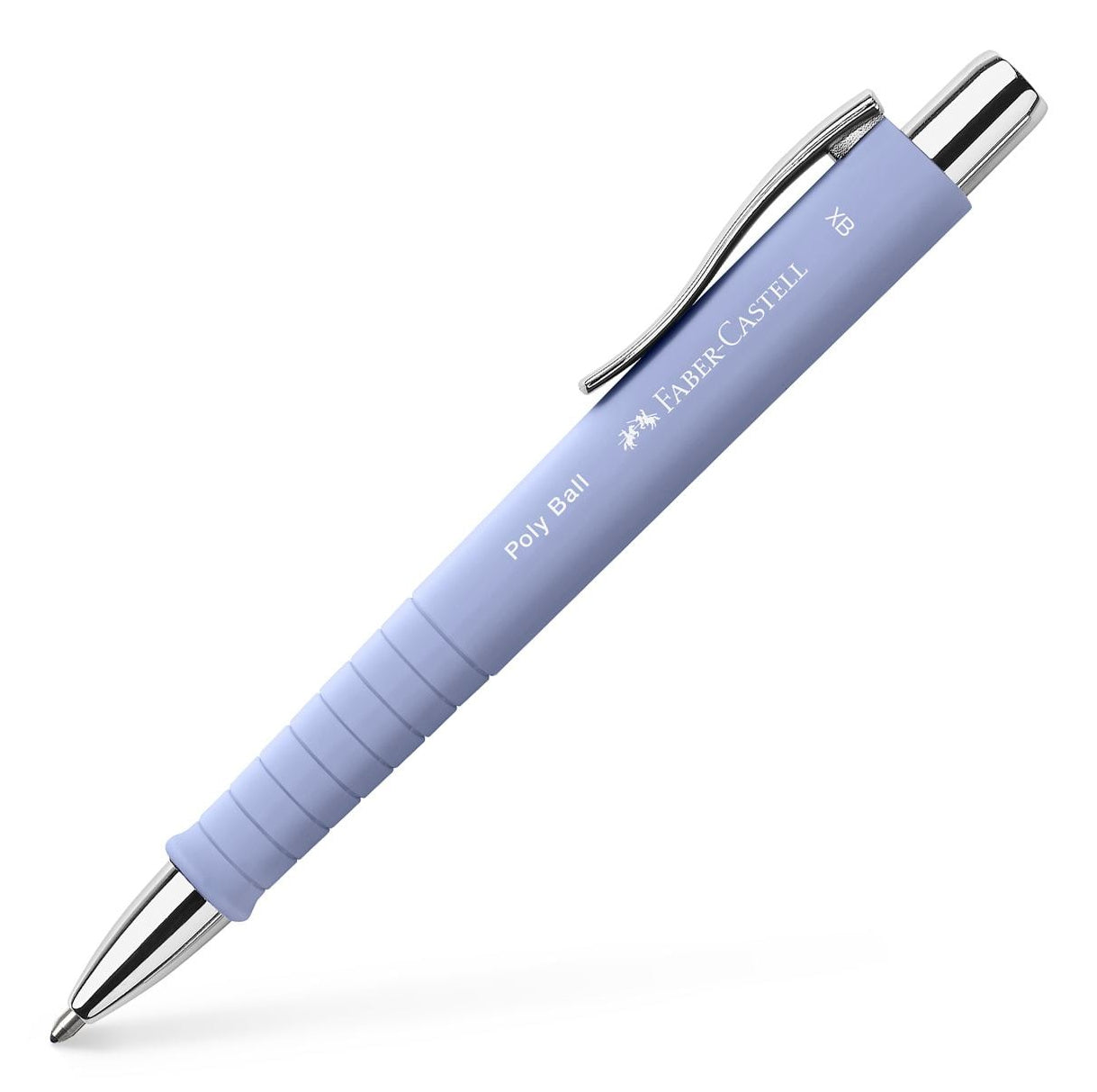 Faber-Castell Poly Ball XB Kugelschreiber – Blau, Violett, Kunststoff (64% Recycelt), dokumentenecht, nachfüllbar