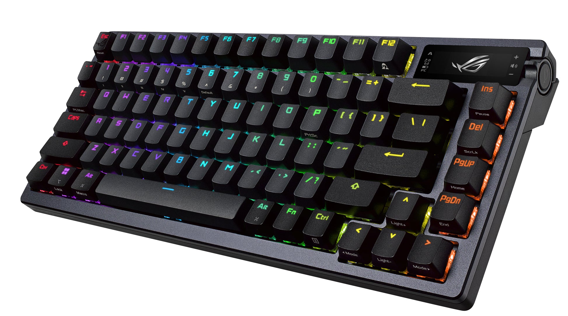 ASUS ROG Azoth – Gaming-Tastatur 75% – Mechanisch, RGB – Bluetooth & 2,4 GHz (USB-A Empfänger)